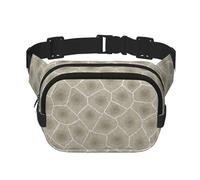 Petoskey Stone Print Stylish and Practical Waist Bag,Adjustable,Perfect for Travel,and Outdoor Activities
