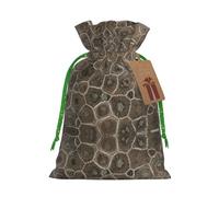 Petoskey Stone Printed Drawstring Gift Bags,Various Sizes, Bulk Plastic Packaging Bags