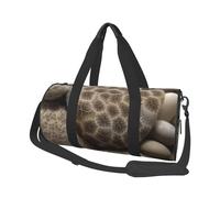 Petoskey Stone Printed Sports Gym Bag with Wet Pocket & Shoes Compartment, Travel Duffel Bag for Men Women