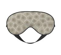 Petoskey Stone Printing Double Side Soft Eye Mask Reversible Design, Adjustable for Snug Fit, Blocks Light Eye Mask