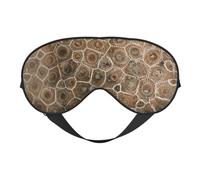 Petoskey Stone Printing Reversible Design Sleep Mask, Ideal for Camping, Meditation & Shifts, Snug Fit,No Light Leakage