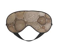 Petoskey Stone Printing Sleep Mask for Women Men Double-Sided Print Soft Silk Eye Masks Eye Sleep Shade Cover