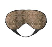 Petoskey Stone Printing Soft Eye Mask Reversible Cover for Travel Adjustable Strap Blackout Sleep