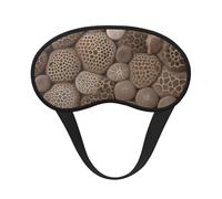 Petoskey Stone Sleep Mask for Side Sleeper, Blackout Eye Mask for Women Men, Zero Pressure Sleeping Masks Soft Breathable Eye Cover Comfortable Blindfold Eyeshade for Night Sleep