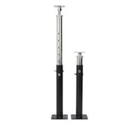 petour 2 Pack Basement Floor Jack 50-85cm Adjustable House Jacks Post for Leveling,Floor Joist Support Jack for Basement and Cellar Ceilings,4400 lbs Max Load Capacity(Each), Black
