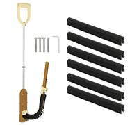 petour Underfloor Heating Pipe Stapler, PEX Pipe Stapler with 1320 PCS Clips, Underfloor Heating Pipe Clip Tacker Gun, Foamboard Staple Tacker for PERT ALPEX, Floor Heating Systems