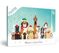 PetPäl Advent Calendar for Dogs 2025 - The Tastest Snacks and Treats for Your Dog at Christmas - Healthy Dog Biscuits - Grain Free, Gluten, Sugar, Salt - Made in Germany