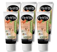 PetPäl Salmon-Cream for Dogs “TuboSnack“ - 6x 75g | Premium Salmon Treats for Your Dog | Natural Dog Snack Also Great for Puppies - Made in Germany | Grain Free | Easy to Dose