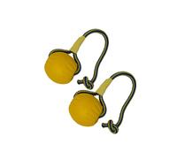 PetPhindU 2 Pack Dog Toy Ball with Rope for Tug Fetch Toss Float, for Medium Large Dogs, 3.5 Inch and 22.8 Inch Rope