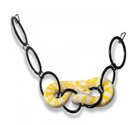 PetPhindU Snake Climbing Rings 7 Pack, Acrylic Climbing Chain for Ball Python Corn Snake, Adjustable Reptile Tank Accessories for Gecko Chameleon Parrot