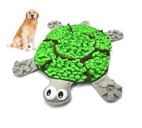 PetPhindU Tortoise-Themed Snuffle Mat for Dogs, Interactive Slow Feeder Puzzle Toy with Squeakers & Crinkle Papers, Nosework Training Pad for Small Medium Large Breeds, Machine Washable