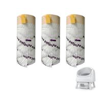 PetPivot 60 Carry-Handled Bags for Self-Cleaning Litter Box, Durable Drawstring Cat Litter Bags for PetPivot (3 Rolls)