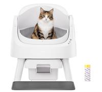 PetPivot Self-Cleaning Cat Litter Tray with Top Opening Design, More Space, Automatic & Manual Modes, Suitable for Multi-Cat Households and Large Cats, Instant Cleaning & Easy Scooping