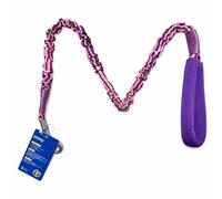 PetPog Bungee Dog Lead Purple, Elastic Shock Absorbing Dog Leash 95-140 cm with Soft Padded Handle and Zinc Alloy Snap Hook for Walking Training