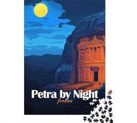 Petra by Night, Jordan, Classic Jigsaw Puzzle, 1000 Pieces, 52x38cm/1000pcs