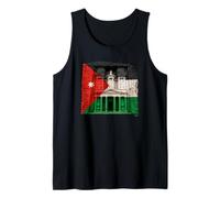 Petra - Flag of Jordan Tank Top