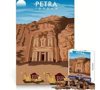 PETRA JORDAN Design Poster 1000 Piece Jigsaw Puzzles for Teenagers Jigsaw Logic Train Toy Stress Relief Smooth Cut Memorable Gift (50x75cm)