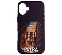 Petra Jordan Retro Vintage Travel Souvenir Case for iPhone 16 Plus