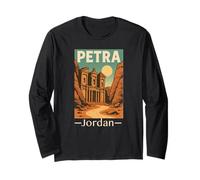 Petra Jordanian Souvenir Women Men Seven Wonders of The Worl Long Sleeve T-Shirt