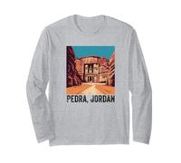 Petra Jordanian Souvenir Women Men Seven Wonders of The Worl Long Sleeve T-Shirt