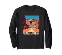 Petra Jordanian Souvenir Women Men Seven Wonders of The Worl Long Sleeve T-Shirt