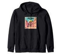 Petra Jordanian Souvenir Women Men Seven Wonders of the Worl Zip Hoodie