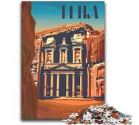 Petra Majesty Jigsaw Puzzles for Adults Teenagers Jigsaws Puzzle,Challenging Game And Family Play for Is Ideal As A Gift for The Whole Family (70X100cm)