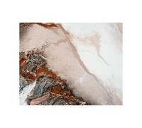 Petra Meikle De Vlas Mornington Blush Canvas Print Brown/white (60Cm X 80Cm)