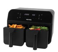 Petra Dual Air Fryer Non-Stick LED Display 6 Presets 7.4L (Open Box)