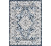 PETRA Vintage Traditional Oriental Boho Area Rug Livabliss Blue 160cm x 220cm