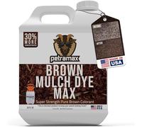PETRAMAX Petra Brown Mulch Dye, 3,600 Sq Ft Coverage - Brown Mulch for Landscaping & Garden Beds, Wood Mulch Dye - 32 Oz