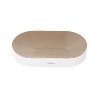 PetRhein Scratching Board, Cat Scratching Boards Made of First Class Corrugated Cardboard, Scratching Mat for Cats to Play and Rest, Wear-resistant Scratch Paper Cat Toy Scratching Furniture (Brown)