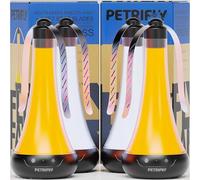 Petri Fly Fans for Tables 4pk with Anti Bug Light - Food Fans to Keep Flies Away from Food - Spinner Fly Fan for Outdoor Table - Repellent