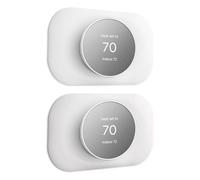 Petrichor Nest Thermostat Wall Plate - Compatible With Google Nest 2020 - Trim Kit, Cover Accessory for Easy Installation (2 Pack White)