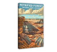 Petrified Forest Canvas Poster Bedroom Decor Landscape Office Room Decor Gift 16x24inch(40x60cm)