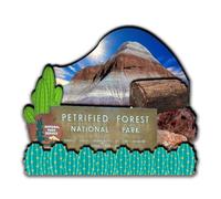 Petrified Forest National Park Arizona USA Fridge Magnet 3D Wooden Craft Funny City Travel Souvenir Collection Home Kitchen Office Decoration Gifts