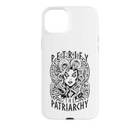 Petrify The Patriarchy Feminist Halloween Goth Medusa Witch Case for iPhone 15 Plus
