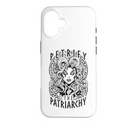 Petrify The Patriarchy Feminist Halloween Goth Medusa Witch Case for iPhone 16