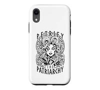 Petrify The Patriarchy Feminist Halloween Goth Medusa Witch Case for iPhone XR