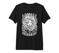 Petrify The Patriarchy Feminist Halloween Goth Medusa Witch Premium T-Shirt