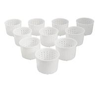 PetriStor 10pcs Small Cheese Mold for Cheese Making 1/3 qt - Soft Cheese Molds - Homemade Cheese Making Supplies - Cream Cheese Form Mold - Moldes Para Queso Fresco Casero - Feta Cheese Making