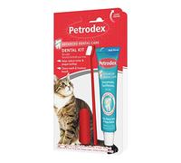 Petrodex Dental Kit for Cats, Malt Flavor Toothpaste, 2.5 Oz