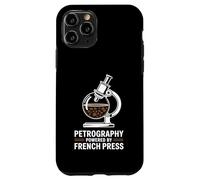 Petrography Powered By French Press Geology Coffee Case for iPhone 11 Pro
