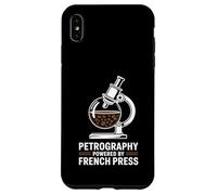 Petrography Powered By French Press Geology Coffee Case for iPhone XS Max