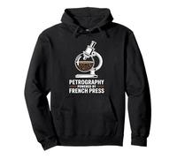 Petrography Powered By French Press Geology Coffee Pullover Hoodie