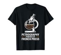 Petrography Powered By French Press Geology Coffee T-Shirt