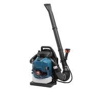 Petrol Backpack Leaf Blower 75.6cc - 4-Stroke Gas Leaf Blower with Powerful Air-Cooled Engine, 2.6kW, 7000RPM for Lawn Care and Road Cleaning, Ergonomic Design