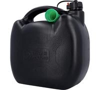 Petrol Canister, Fuel Canister for All Types of Fuel, with UN Approval, Includes Spout 5 Litres Plastic Black