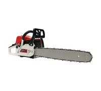 Petrol Chainsaw, 52CC 2-Stroke Cordless Chainsaw, 7500rpm Chainsaw with 20" Guide Chain, for Forest Harvesting, Cutting Wood, Pruning Branches, Home Woodworking, Red