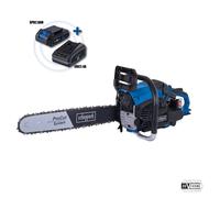 Petrol chainsaw 56cc battery ignition Procut bar 51cm Scheppach pcs56